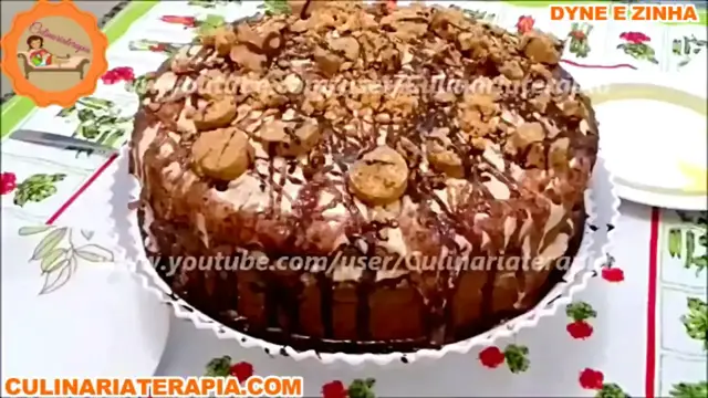 'Video thumbnail for Como Fazer Bolo de Paçoca de Amendoim Recheado - Com Pão de Ló de Paçoca'