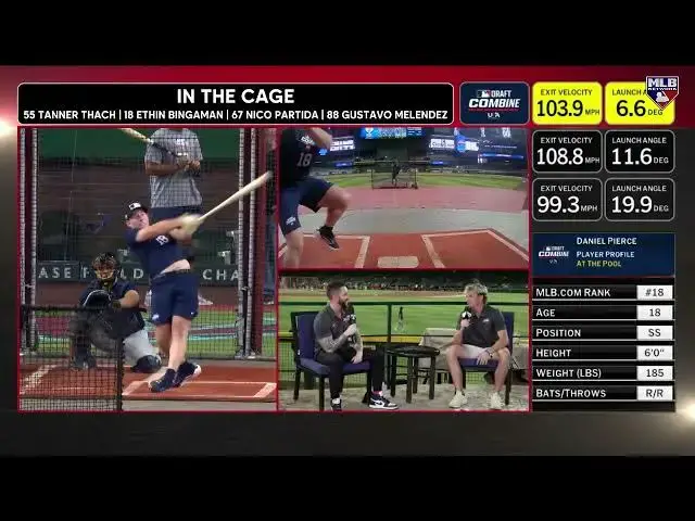 'Video thumbnail for Daniel Pierce Talks About 2025 MLB Draft, Favorite MLB Players And More!'