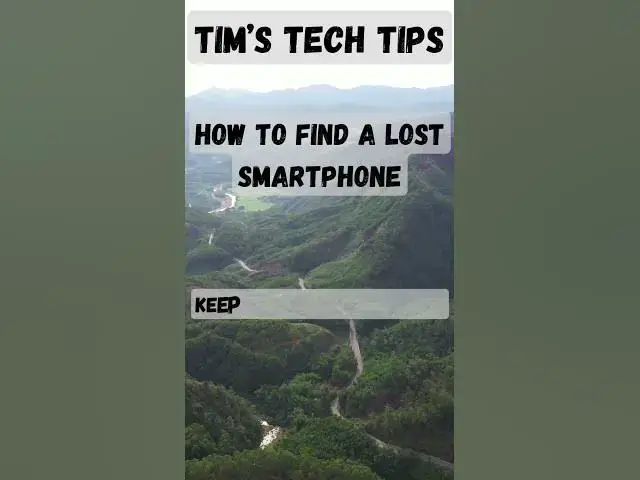 'Video thumbnail for How to find a lost smartphone'