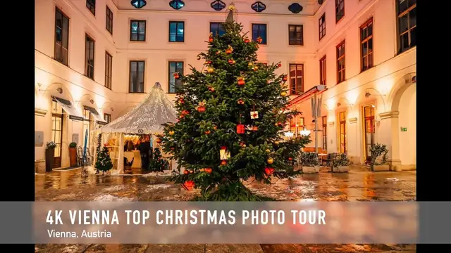 'Video thumbnail for 4K Vienna Top Winter Christmas Photo Tour'