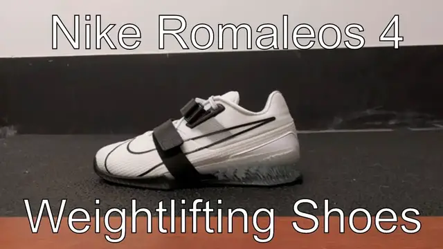 'Video thumbnail for Nike Romaleos 4 Weightlifting Shoes | Quick Look | 360° Tour | Weightlifting Shoes Review'