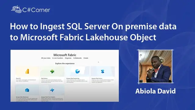 'Video thumbnail for How to Ingest SQL Server On premise data to Microsoft Fabric Lakehouse Object'