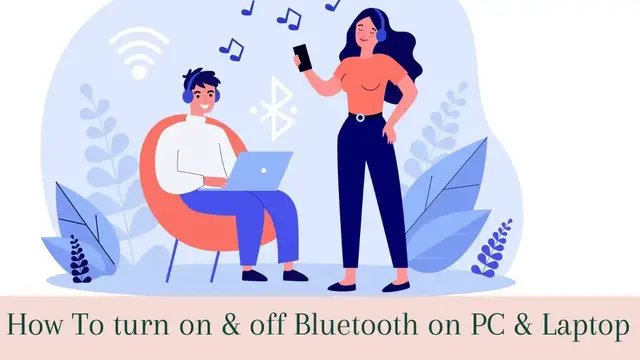 'Video thumbnail for How To turn on & off Bluetooth on PC & Laptop In 2021 || How to pair a Bluetooth || Full Guide'
