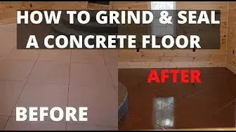 'Video thumbnail for How To Epoxy Seal A Concrete Floor (Colored Concrete)'