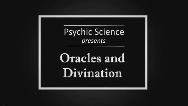 'Video thumbnail for About Oracles and Divination'