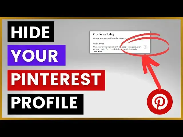 'Video thumbnail for How To Hide Your Pinterest Profile? [in 2025]'