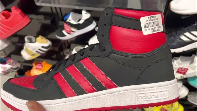 'Video thumbnail for This  Black & Red Adidas Top Ten Hi Is A Great Alternative For The Jordan 1'