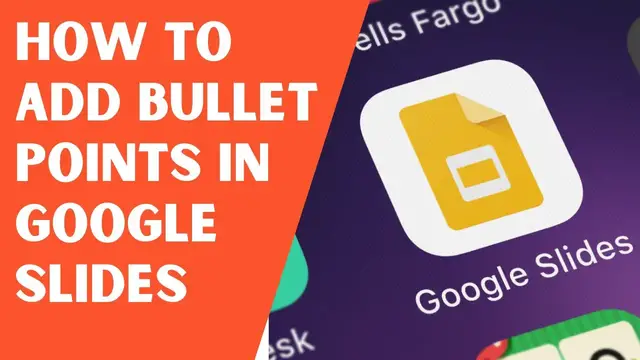 'Video thumbnail for How To Add Bullet Points In Google Slides In 2021 - Step by step process'
