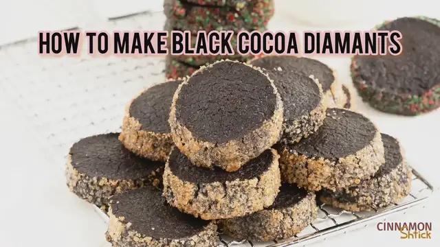 'Video thumbnail for How to Make Black Cocoa Diamant Cookies'