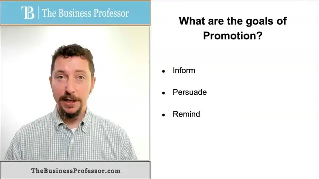 'Video thumbnail for Marketing - What are the Goals of Promotion?'