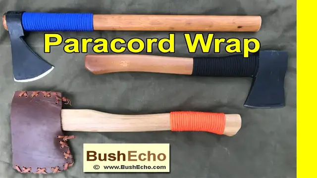 'Video thumbnail for How To Wrap A Tomahawk Or Axe Handle With Paracord.'