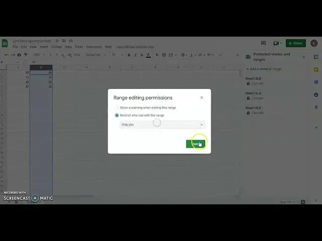 'Video thumbnail for How to protect cells and ranges using protected sheets and ranges'