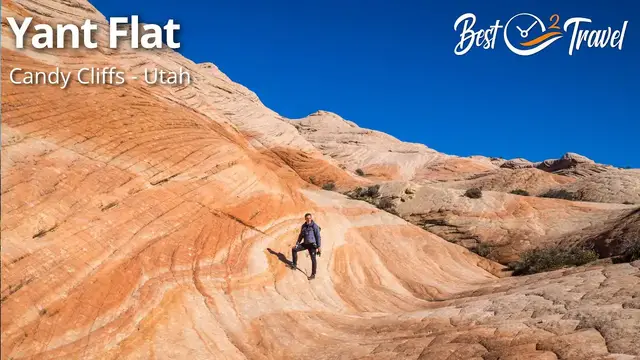 'Video thumbnail for Yant Flat - The Candy Cliffs Close to St. George in Utah - Location and Hike'