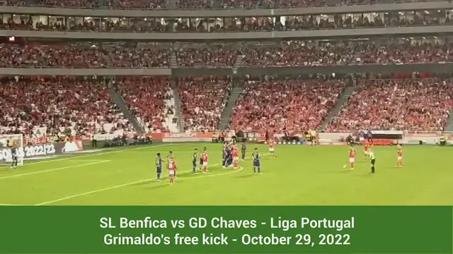 'Video thumbnail for What Are Set Pieces in Soccer? Grimaldo's Free Kick - SL Benfica vs GD Chaves'