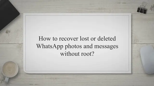 'Video thumbnail for How to recover lost or deleted WhatsApp photos and messages without root?'