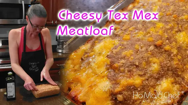 'Video thumbnail for Cheesy Tex Mex Meatloaf | Dining In With Danielle'