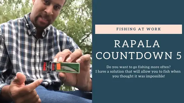 'Video thumbnail for Rapala Countdown 5 Review - Sinking Minnow Lure'