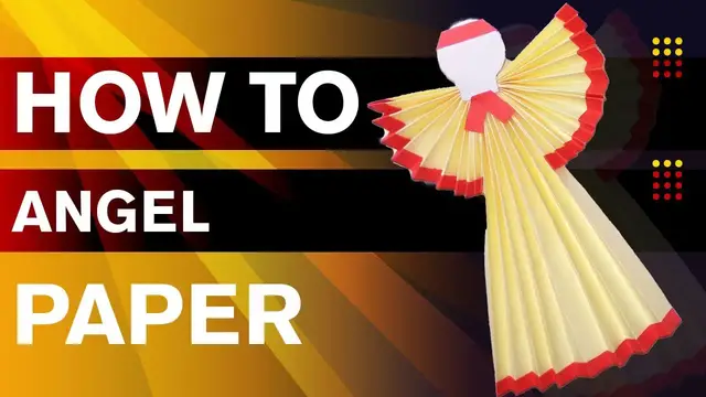'Video thumbnail for How to Make Paper Angel For Christmas | How to Make an angle craft for Sunday school | Christmas DIY'