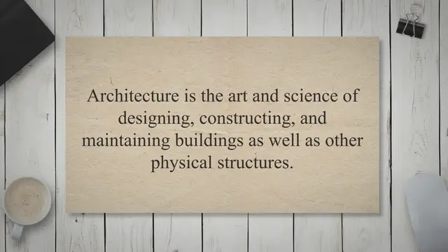 'Video thumbnail for Exploring Architecture: A Comprehensive Guide to its History and Place in the Modern World'