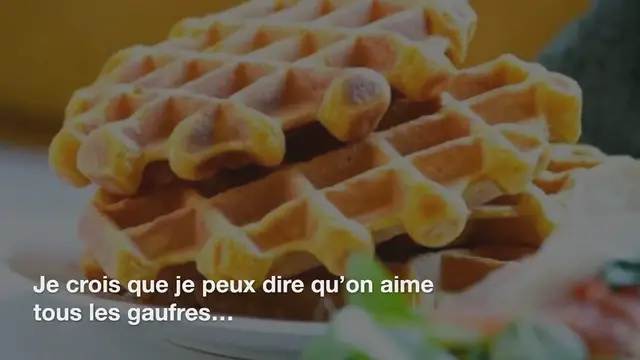 'Video thumbnail for Gaufres salées à la courge butternut'