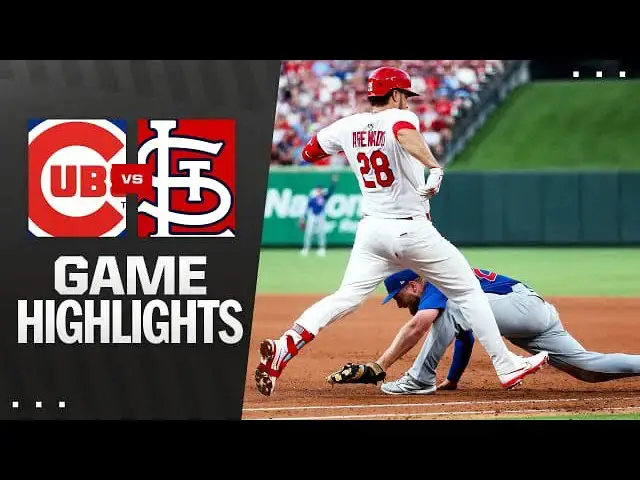 'Video thumbnail for Chicago Cubs at St. Louis Cardinals Full-Game Highlights! | 06/25/2025'