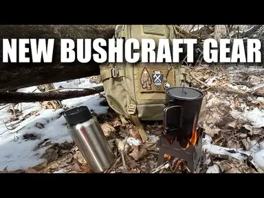'Video thumbnail for NEW Bushcraft Gear for 2025: Stove, Knife & Backpack!'