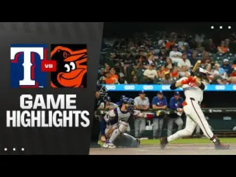 'Video thumbnail for Texas Rangers at Baltimore Orioles Full-Game Highlights! | 06/25/2025'