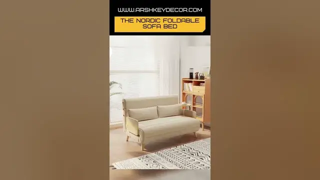 'Video thumbnail for Foldable Sofa Bed | Sofa cum Bed | Furniture #shorts'