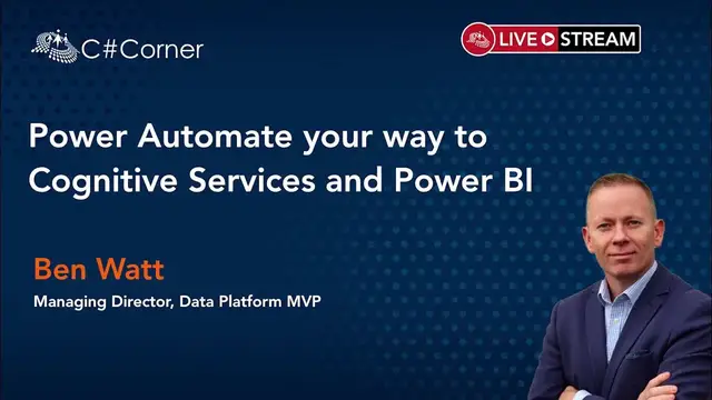 'Video thumbnail for Power Automate your way to Cognitive Services and Power BI'