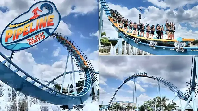 'Video thumbnail for Pipeline: The Surf Coaster at SeaWorld Orlando'