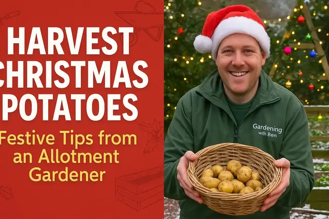 'Video thumbnail for How to Harvest Christmas Potatoes | Festive Tips from an Allotment Gardener'