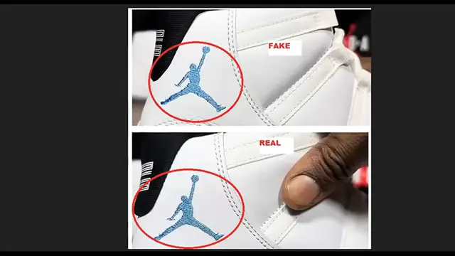 'Video thumbnail for How To Quickly Identify The Fake Air Jordan 11 Legend Blue'