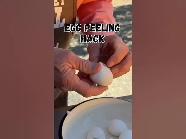'Video thumbnail for The Best Egg Peeling Hack!'