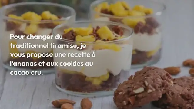'Video thumbnail for Tiramisu cookie & ananas'