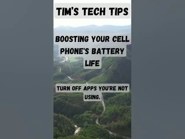 'Video thumbnail for Boosting your cell phone's battery life'