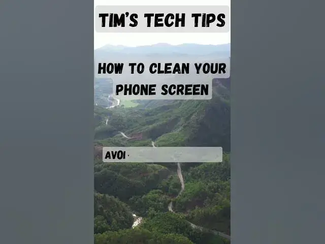 'Video thumbnail for How to clean your phone screen'