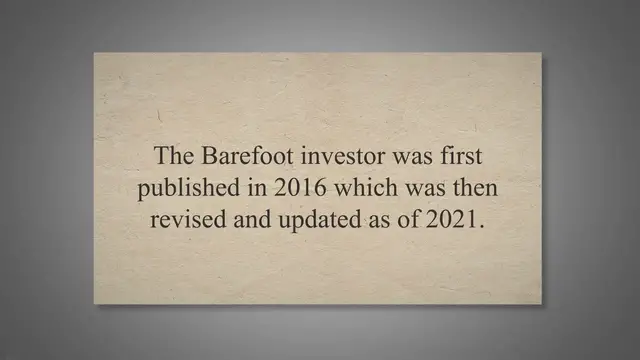 'Video thumbnail for The Barefoot Investor Review'