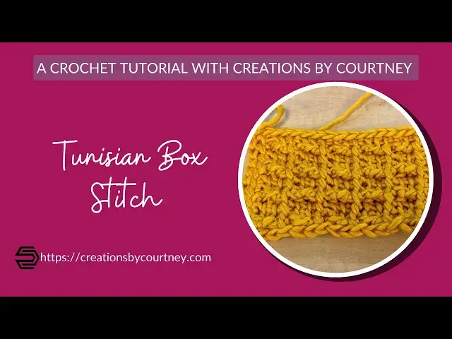 'Video thumbnail for How to make the Tunisian Box Stitch'