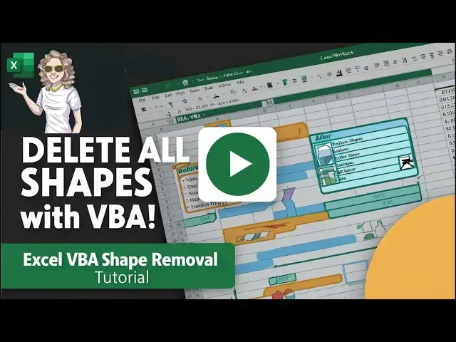 'Video thumbnail for Delete All Excel Shapes Instantly With Just One Click!'