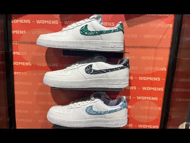 'Video thumbnail for These Three Nike Air Force 1 Paisley sneakers Are definitely Worth Checking Out'