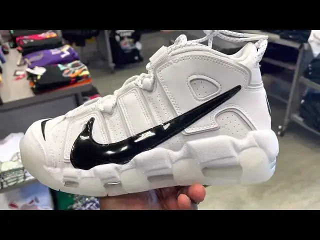 'Video thumbnail for Quick Look At The White Nike Air More Uptempo Copy  Paste + Buy it Now'