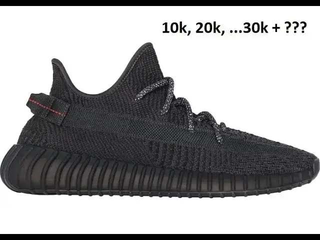 'Video thumbnail for Adidas Yeezy 350 V2 Black Non Reflective |How Many Pairs Made | Should You Buy To Flip?'