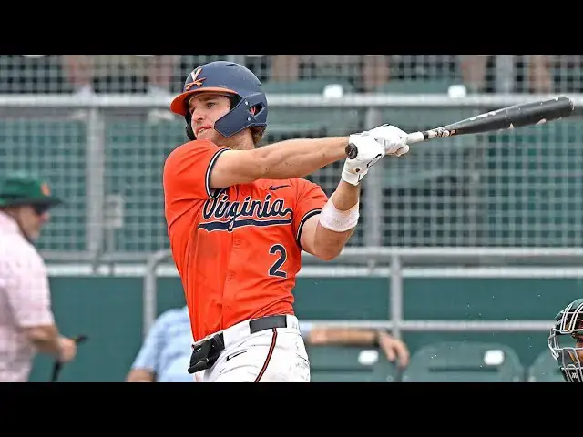 'Video thumbnail for Henry Godbout 2025 College Baseball Highlights! | Virginia Cavaliers'
