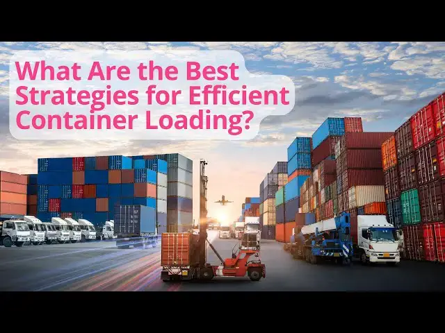 'Video thumbnail for What Are the Best Strategies for Efficient Container Loading?'