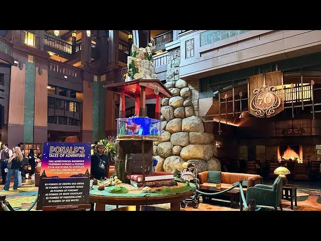 'Video thumbnail for Donald's Tales of Adventure Culinary Display | Disney's Grand Californian Hotel & Spa 2025  4K'