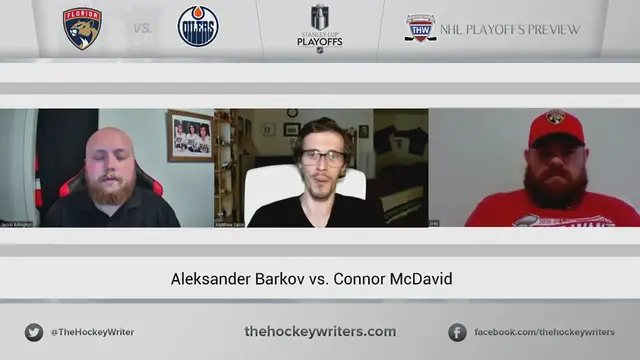 'Video thumbnail for 2024 Stanley Cup Final Matchups - Aleksander Barkov vs. Connor McDavid'