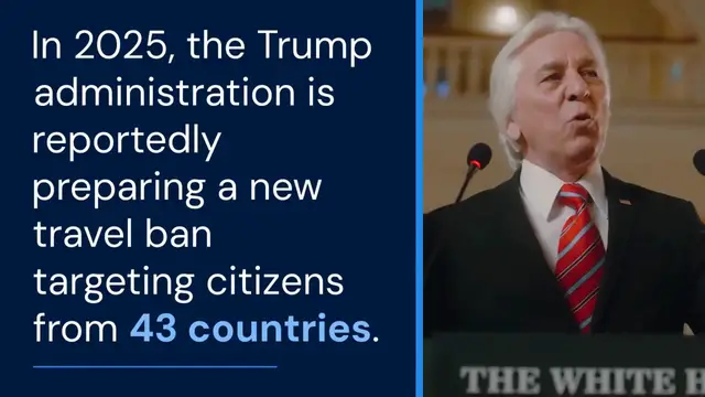 'Video thumbnail for list of Countries banned by Trump 2025'