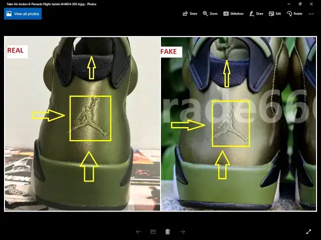 'Video thumbnail for Fake Air Jordan 6 Pinnacle Flight Jacket Spotted- Quick Ways To Identify Them'