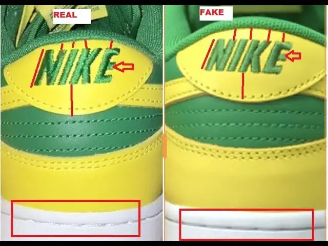 'Video thumbnail for Real Vs Fake Nike Dunk Low Reverse Brazil'
