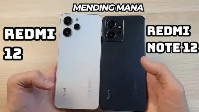 'Video thumbnail for Redmi 12 vs Redmi Note 12 Indonesia | MENDING BELI YANG MANA?'